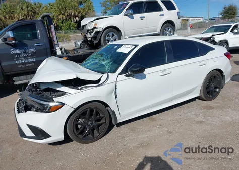 2023 Honda Civic Sport из США, поврежденный, VIN 2HGFE2F57PH510007